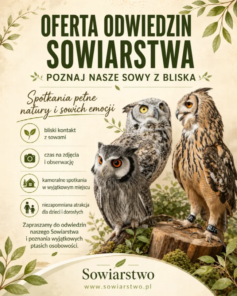 Indywidualne spotkania z sowami w wolierze